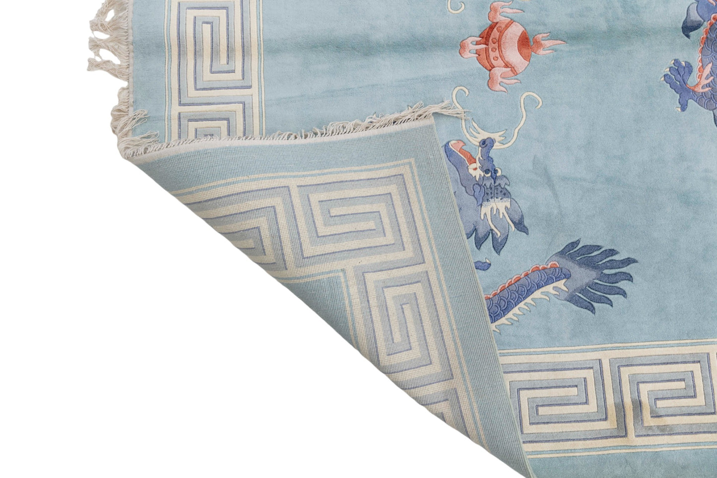 Chinese 120L Silk Rug