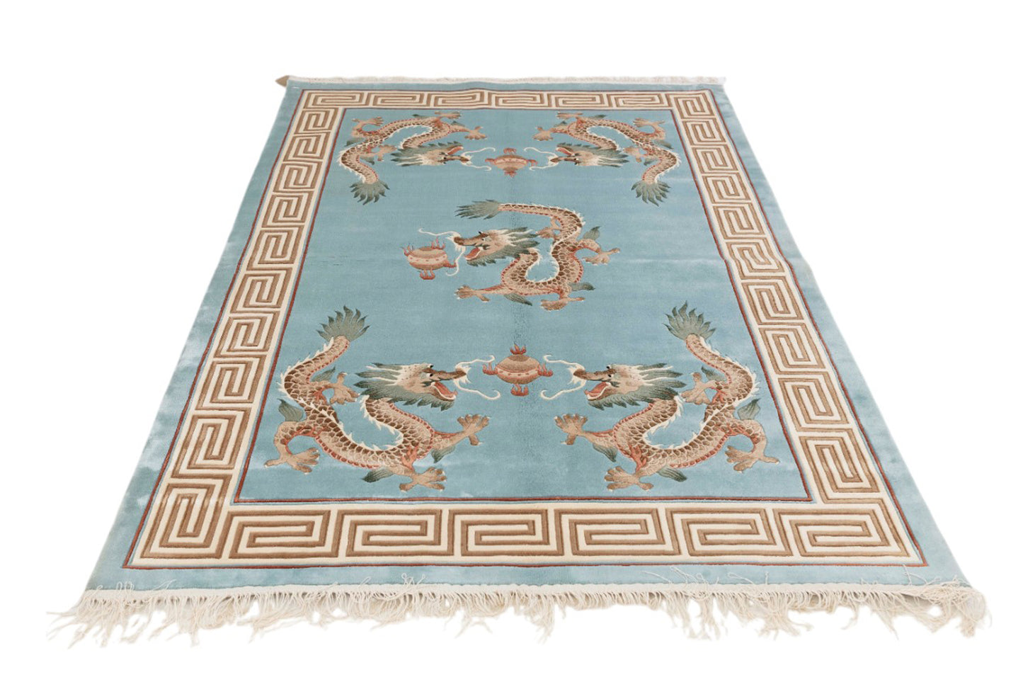 Chinese 120L Silk Rug
