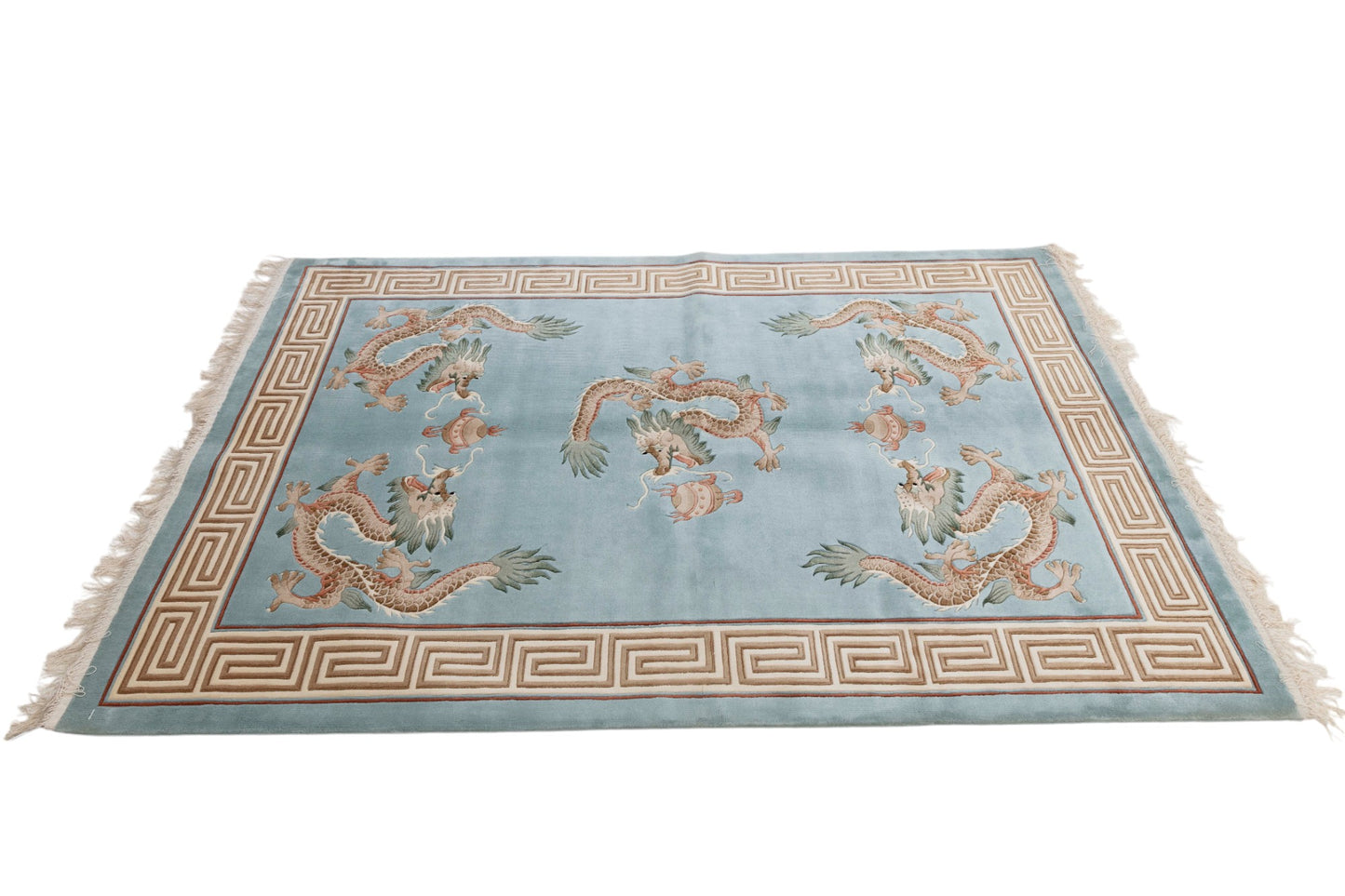 Chinese 120L Silk Rug