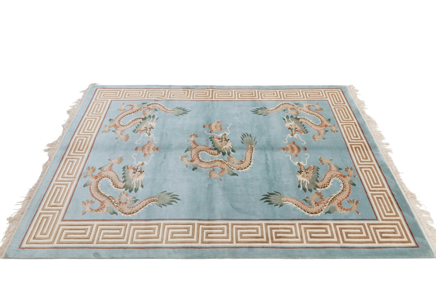 Chinese 120L Silk Rug