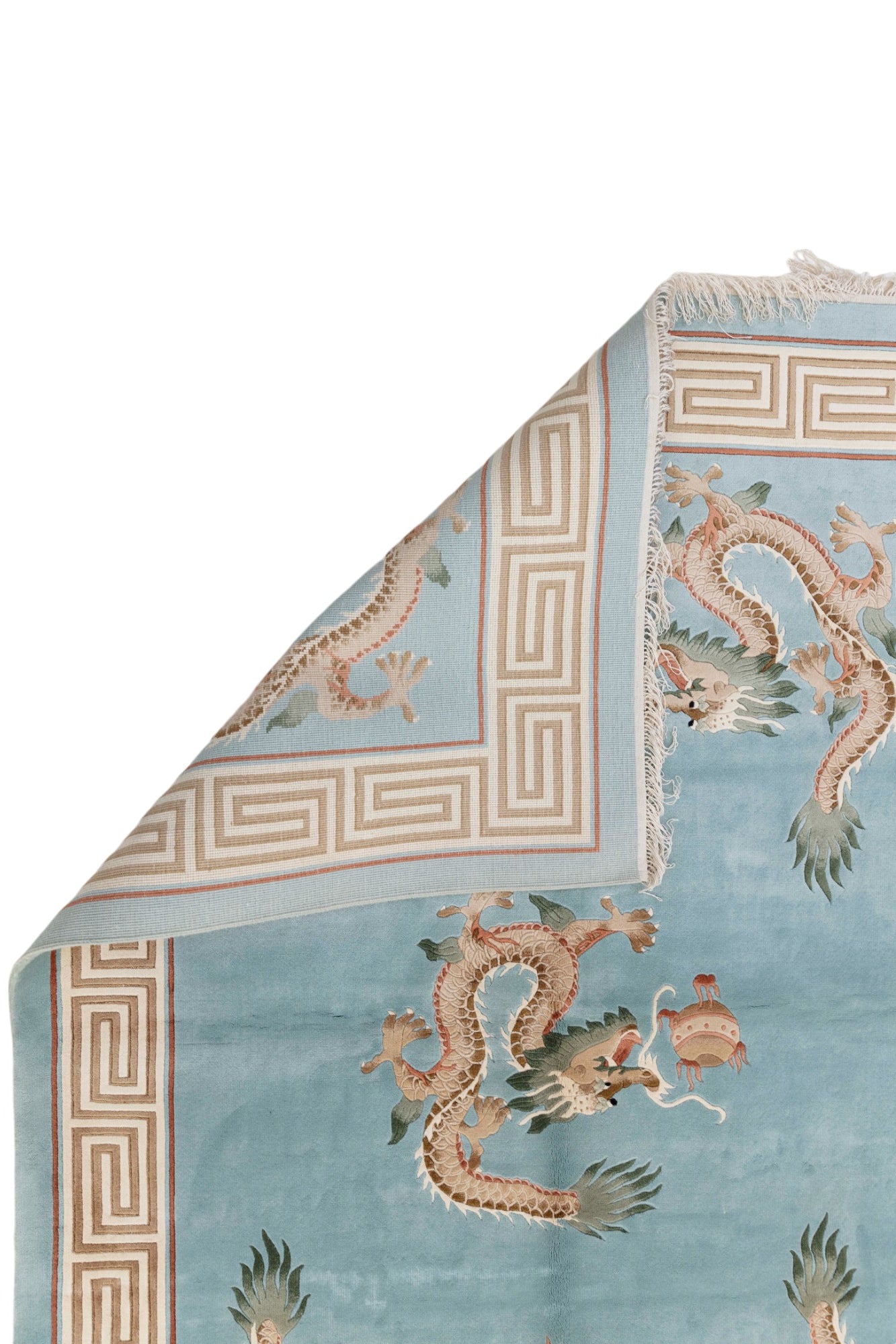 Chinese 120L Silk Rug