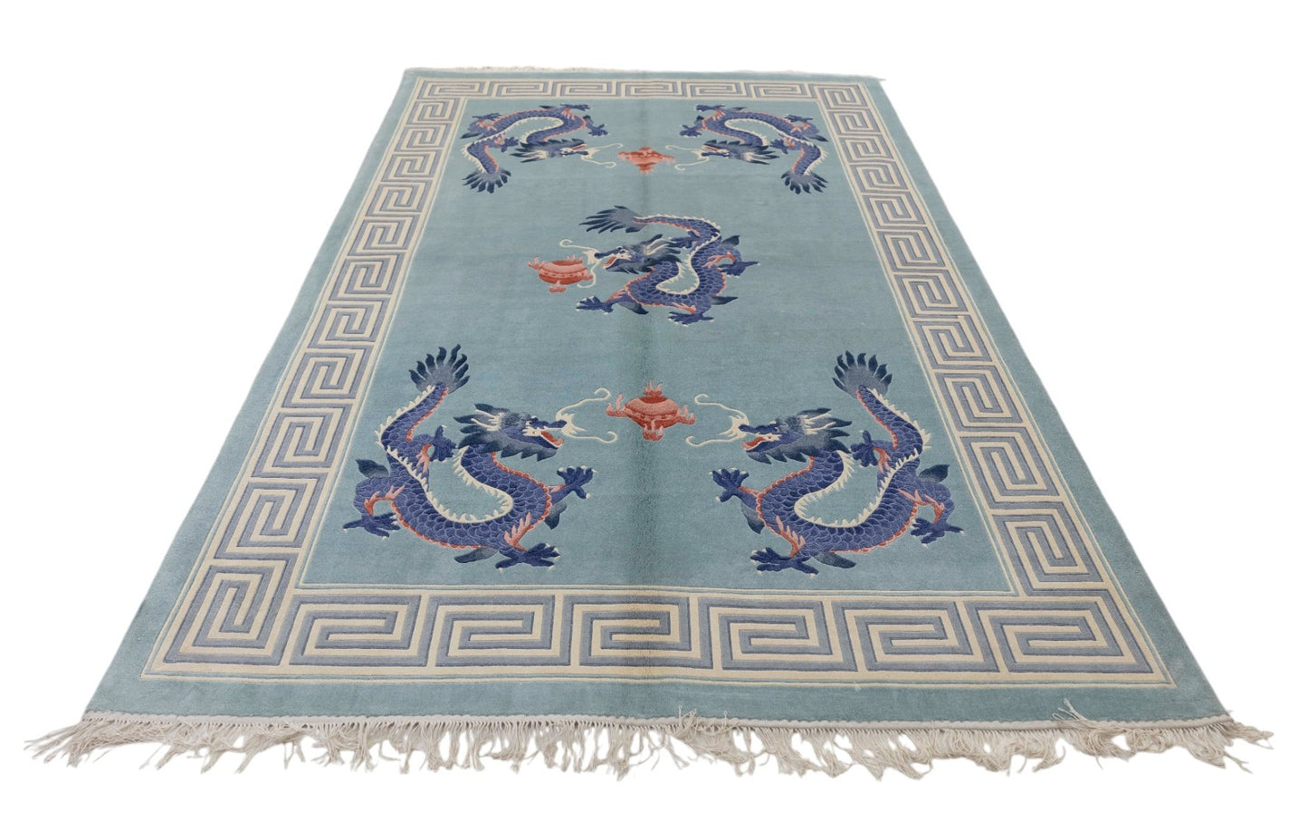 Chinese 120L Silk Rug