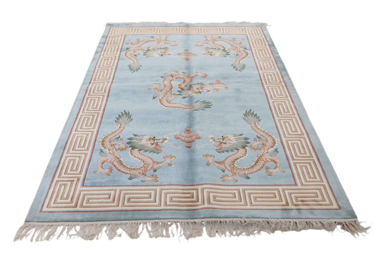 Chinese 120L Silk Rug
