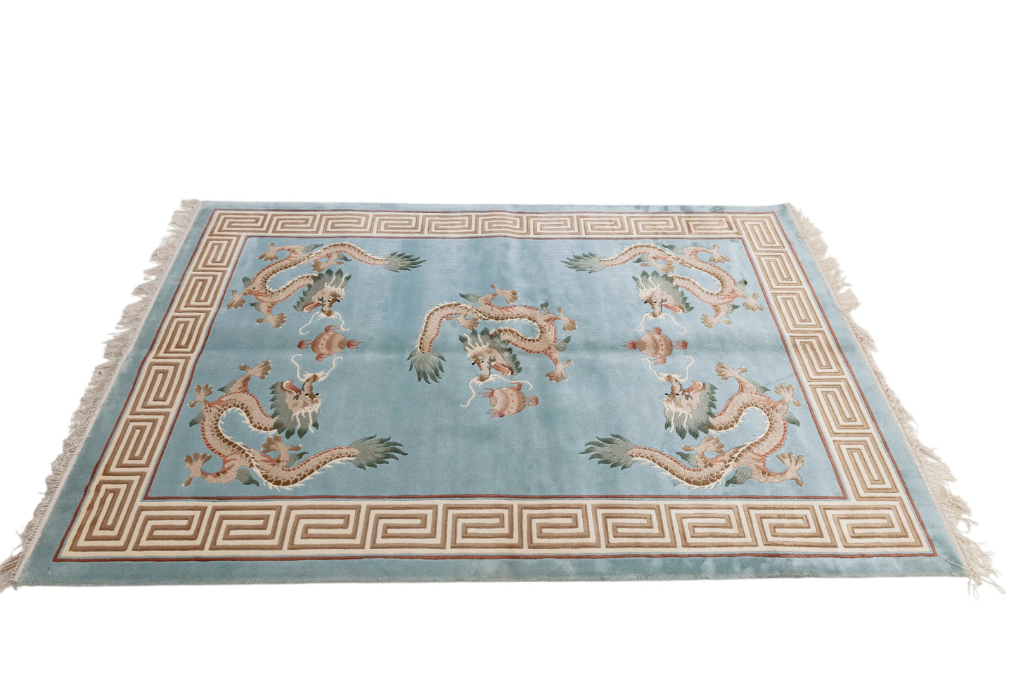 Chinese 120L Silk Rug
