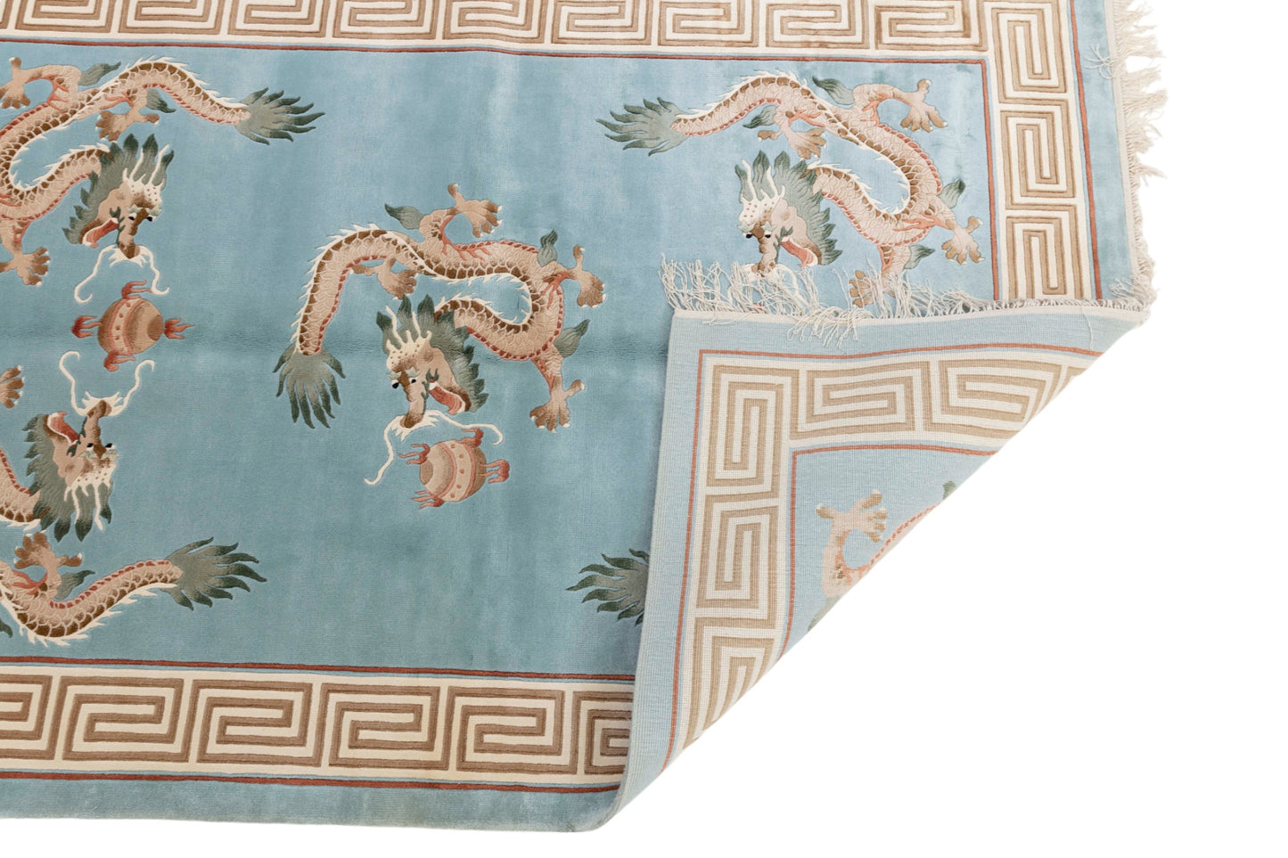 Chinese 120L Silk Rug