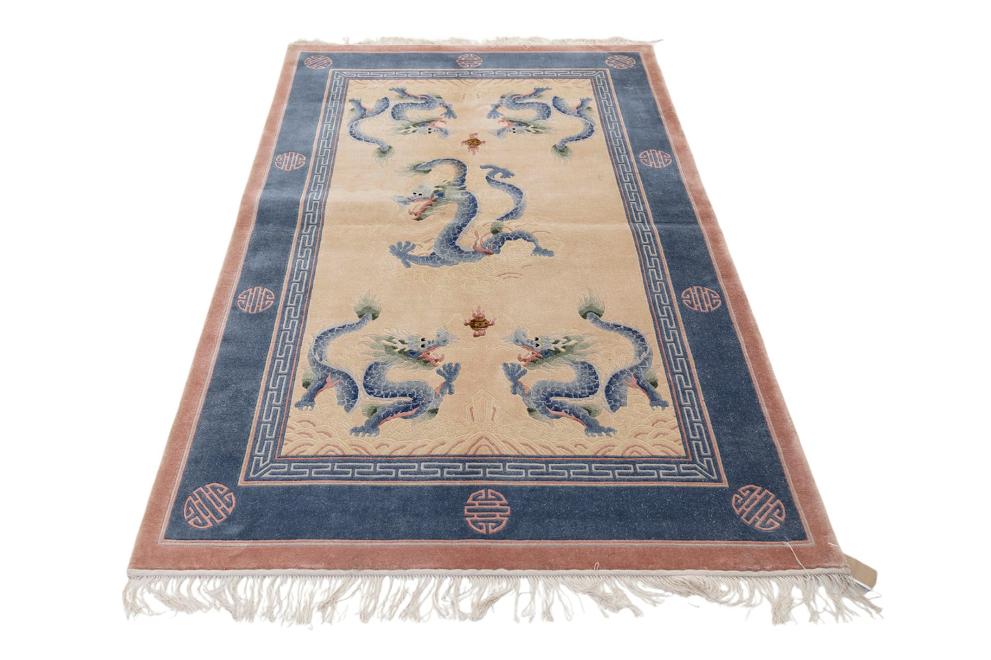 Chinese 120L Silk Rug