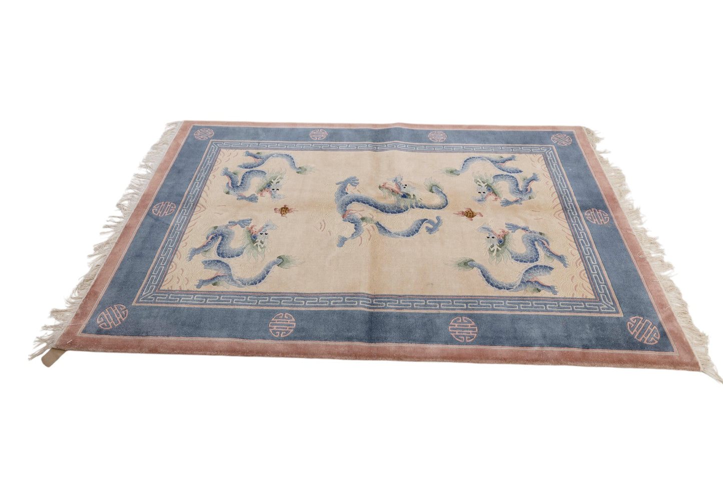 Chinese 120L Silk Rug