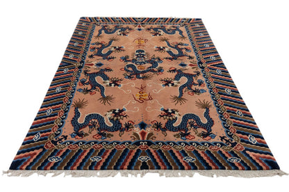Chinese Antique Finish Rug