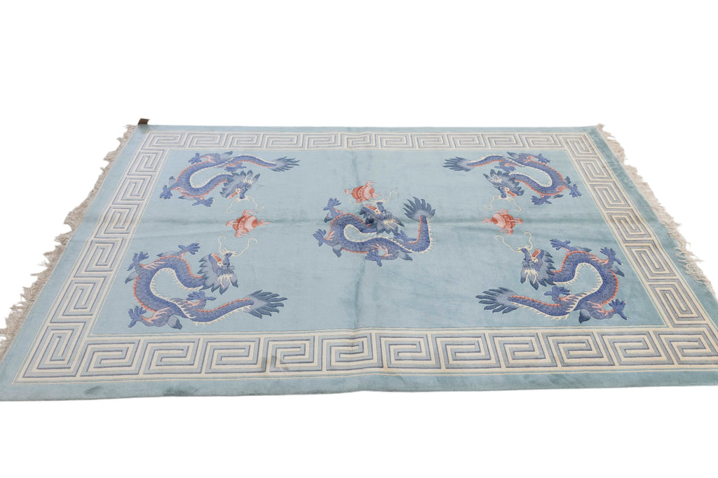 Chinese 120L Silk Rug