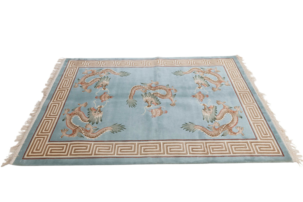 Chinese 120L Silk Rug