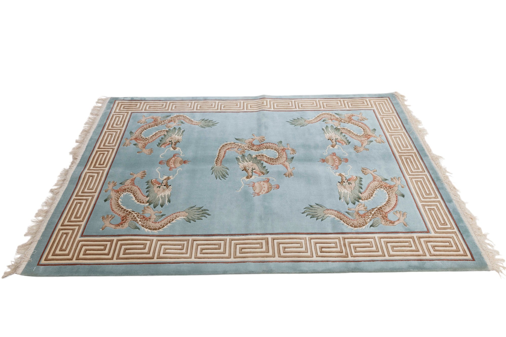Chinese 120L Silk Rug