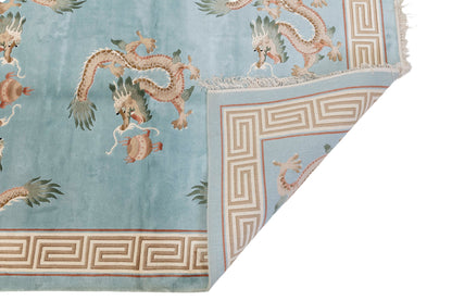 Chinese 120L Silk Rug