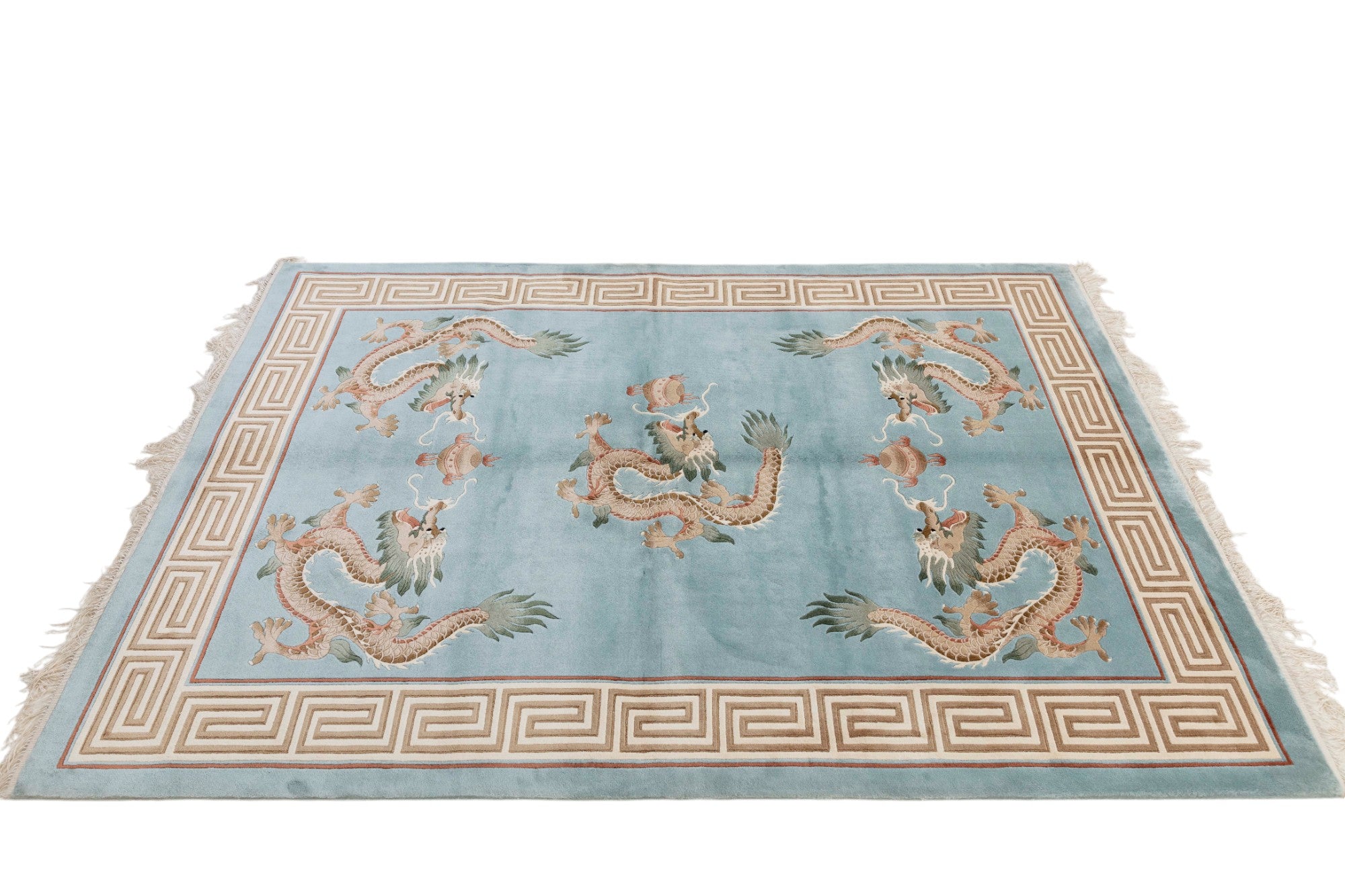 Chinese 120L Silk Rug