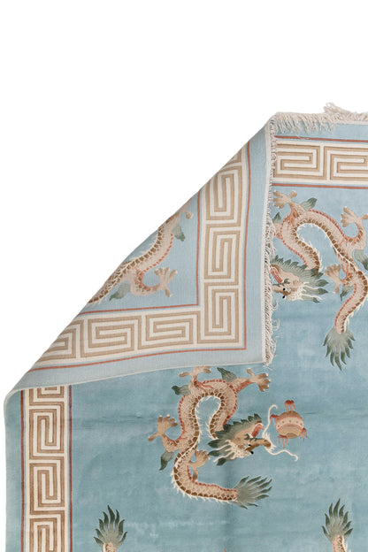 Chinese 120L Silk Rug