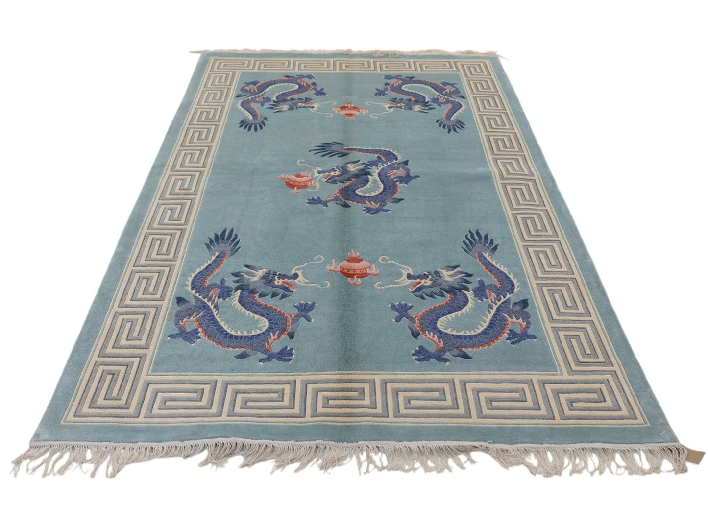 Chinese 120L Silk Rug