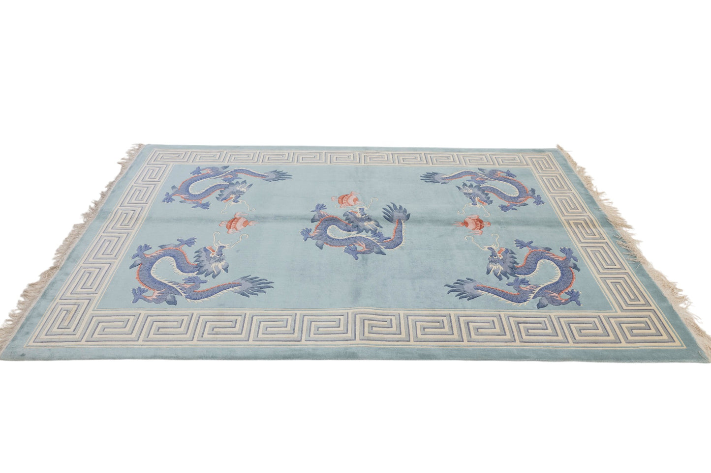 Chinese 120L Silk Rug