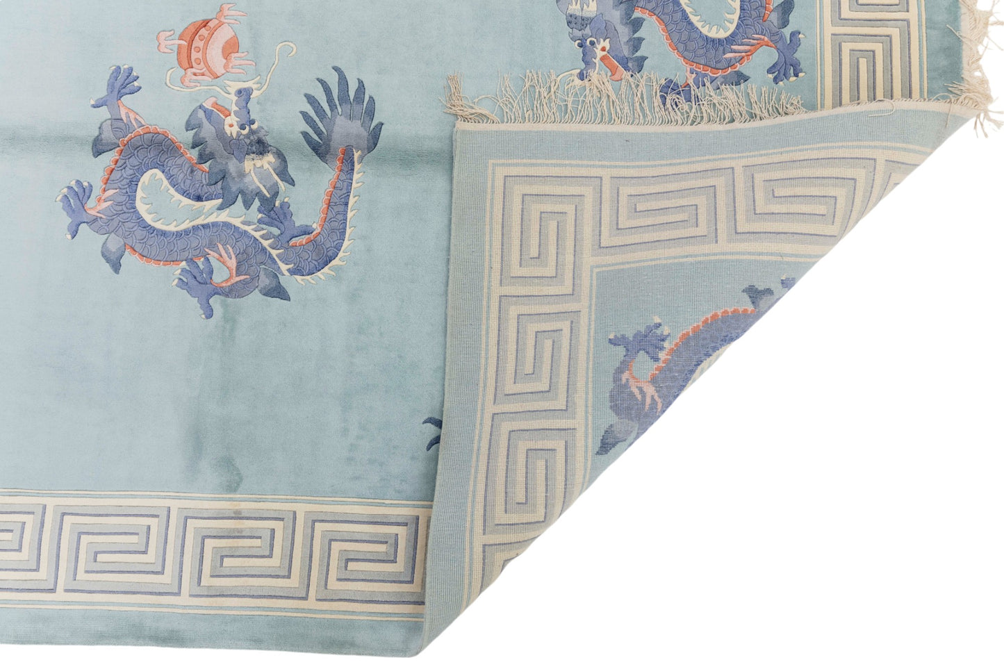 Chinese 120L Silk Rug