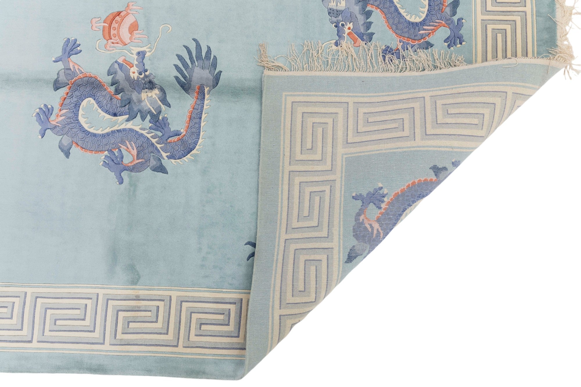 Chinese 120L Silk Rug