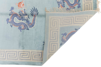 Chinese 120L Silk Rug