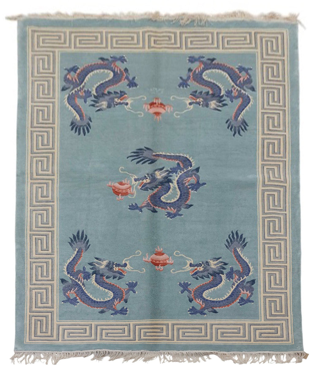 Chinese 120L Silk Rug