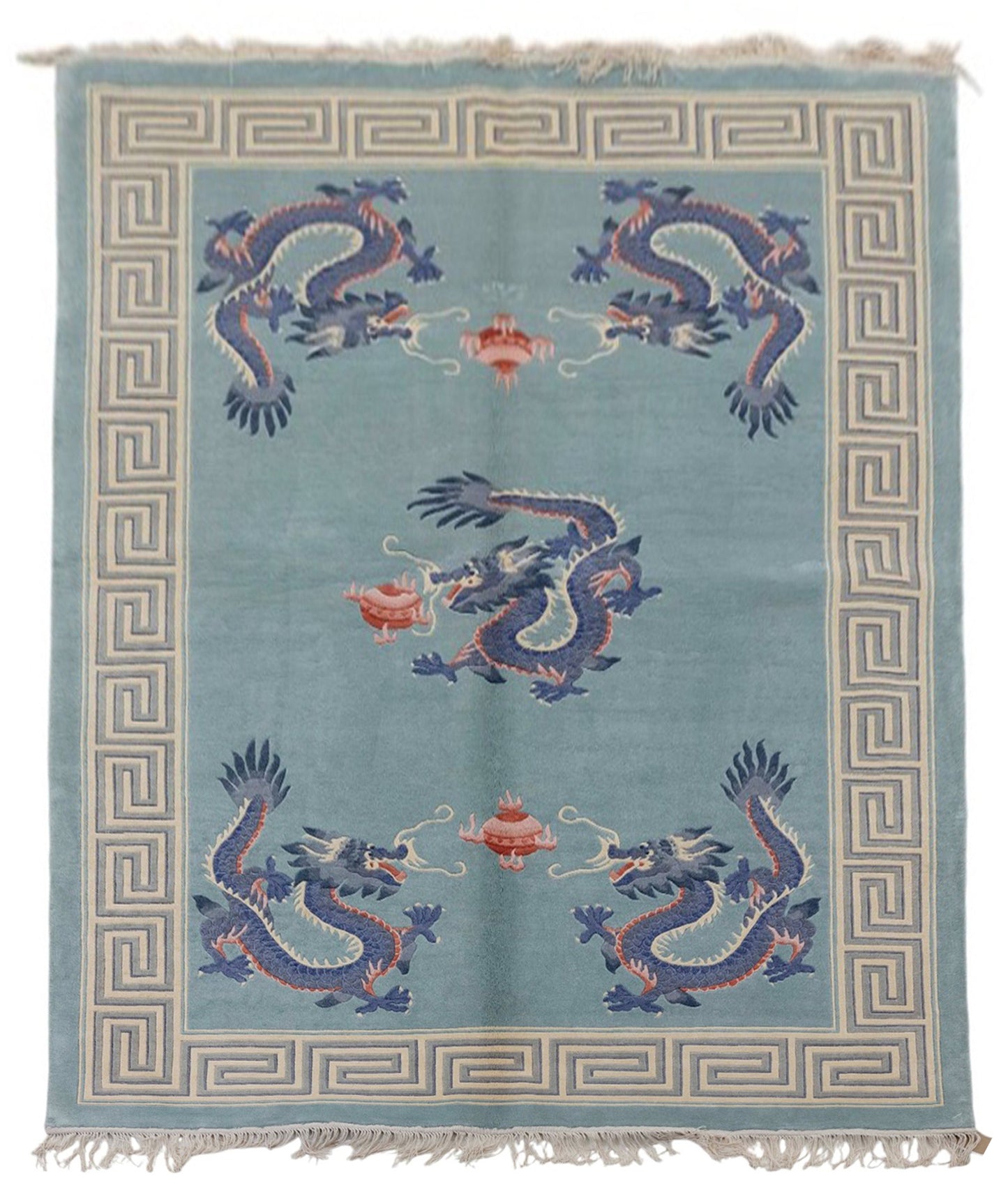 Chinese 120L Silk Rug