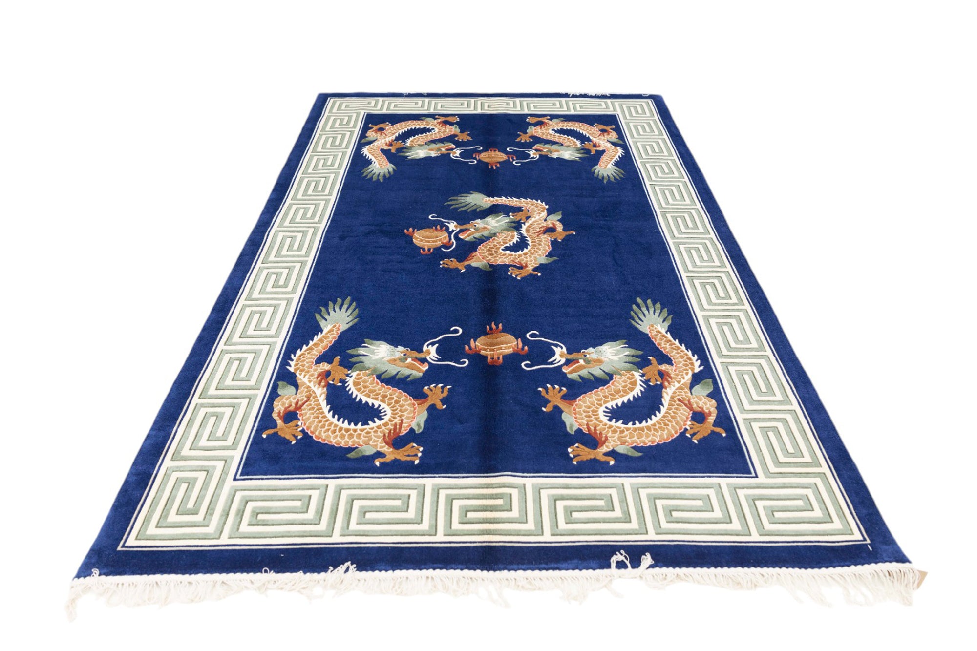Chinese 120L Silk Rug