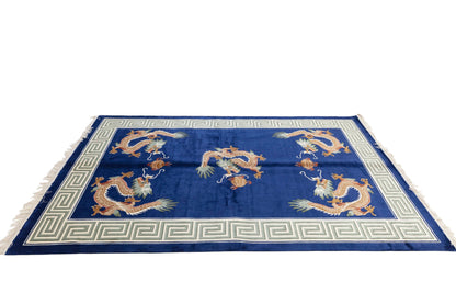 Chinese 120L Silk Rug