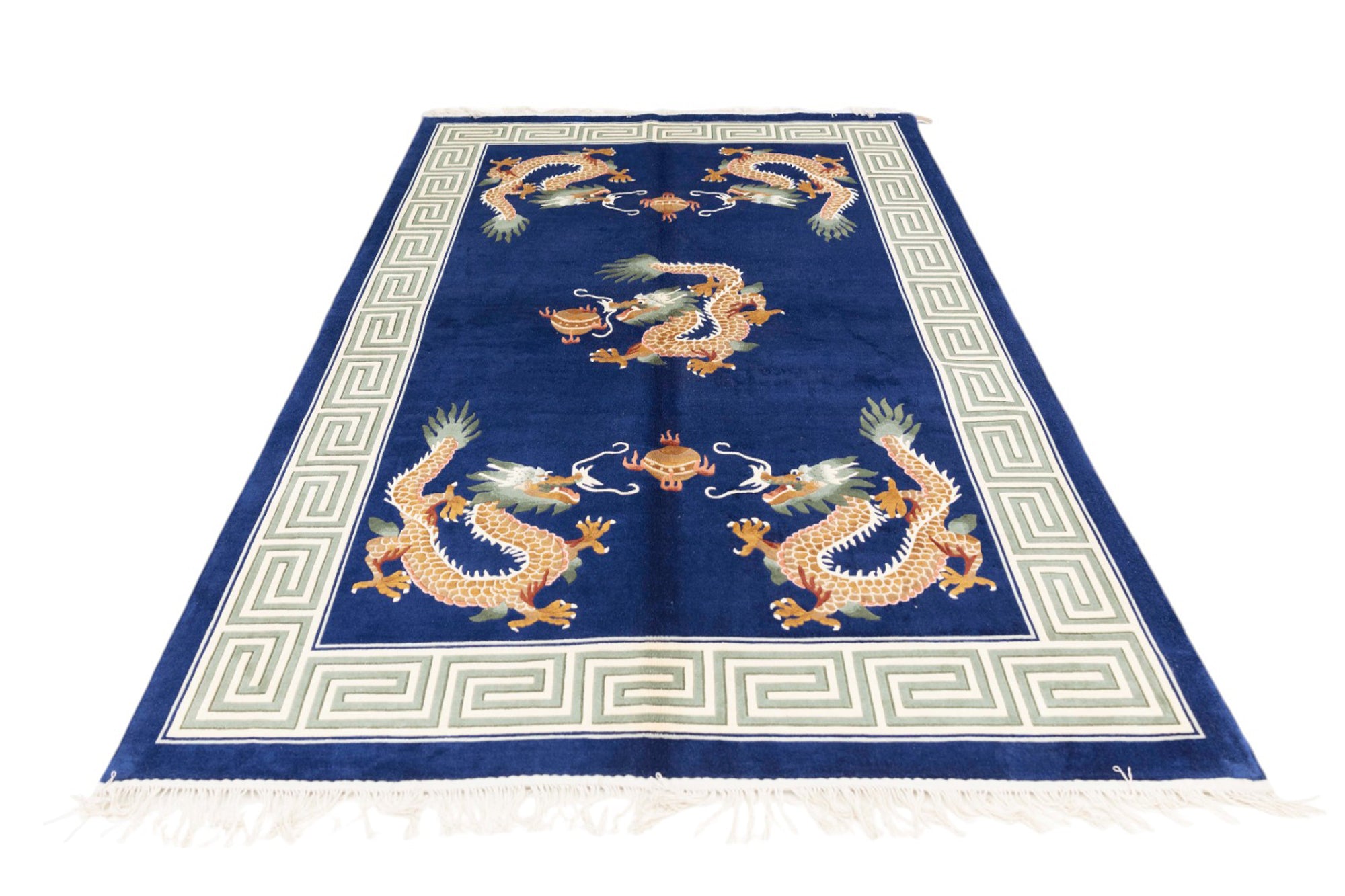 Chinese 120L Silk Rug