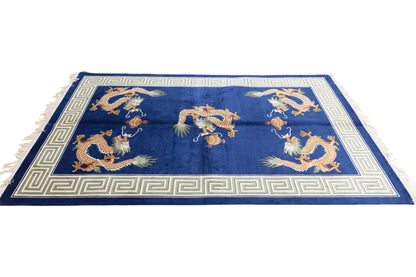 Chinese 120L Silk Rug