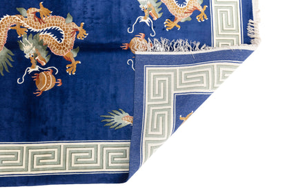 Chinese 120L Silk Rug