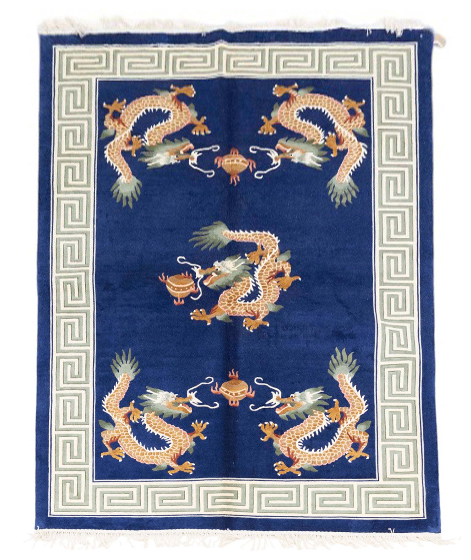 Chinese 120L Silk Rug
