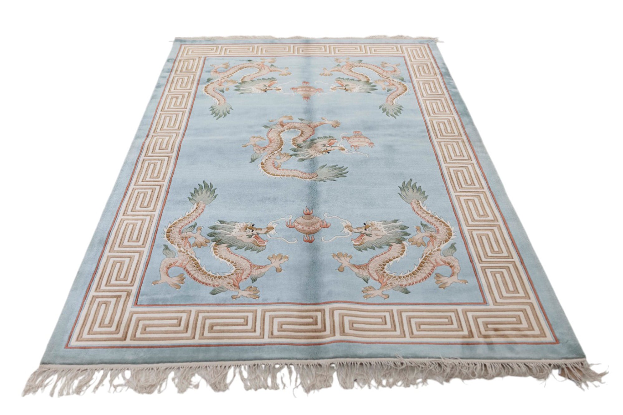 Chinese 120L Silk Rug