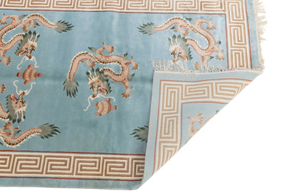 Chinese 120L Silk Rug