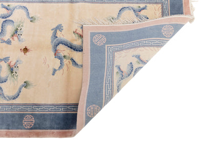 Chinese 120L Silk Rug