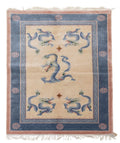 Chinese 120L Silk Rug