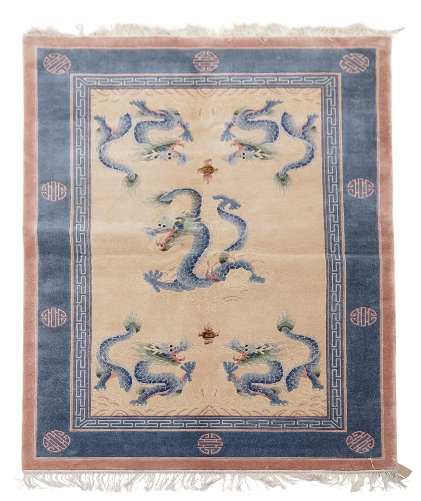 Chinese 120L Silk Rug