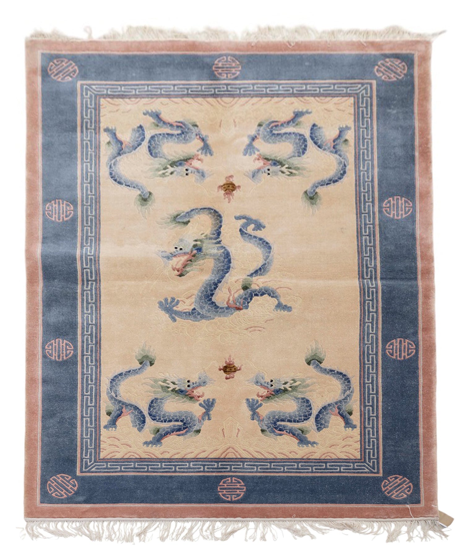 Chinese 120L Silk Rug