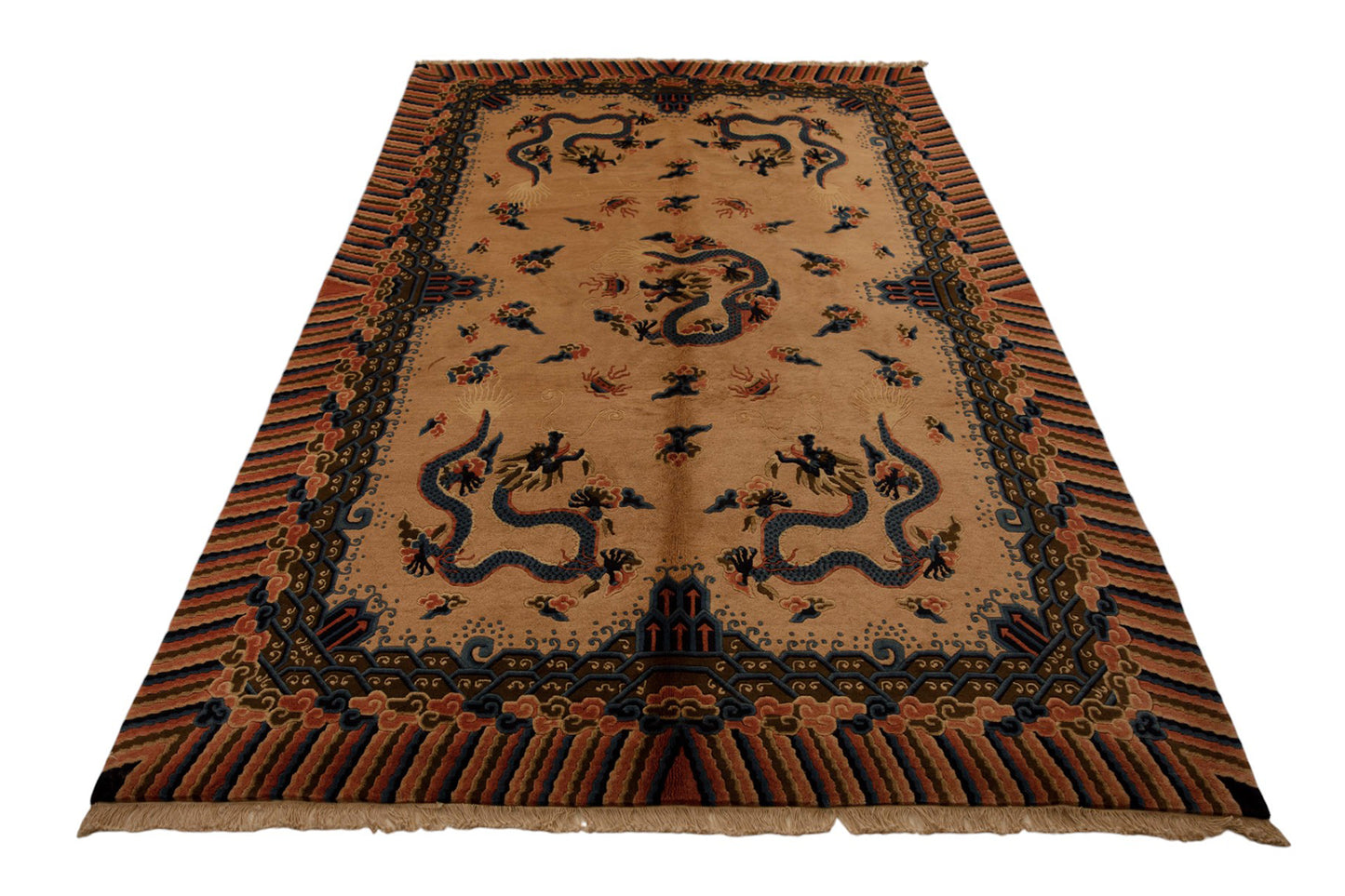 Chinese Antique Finish Rug
