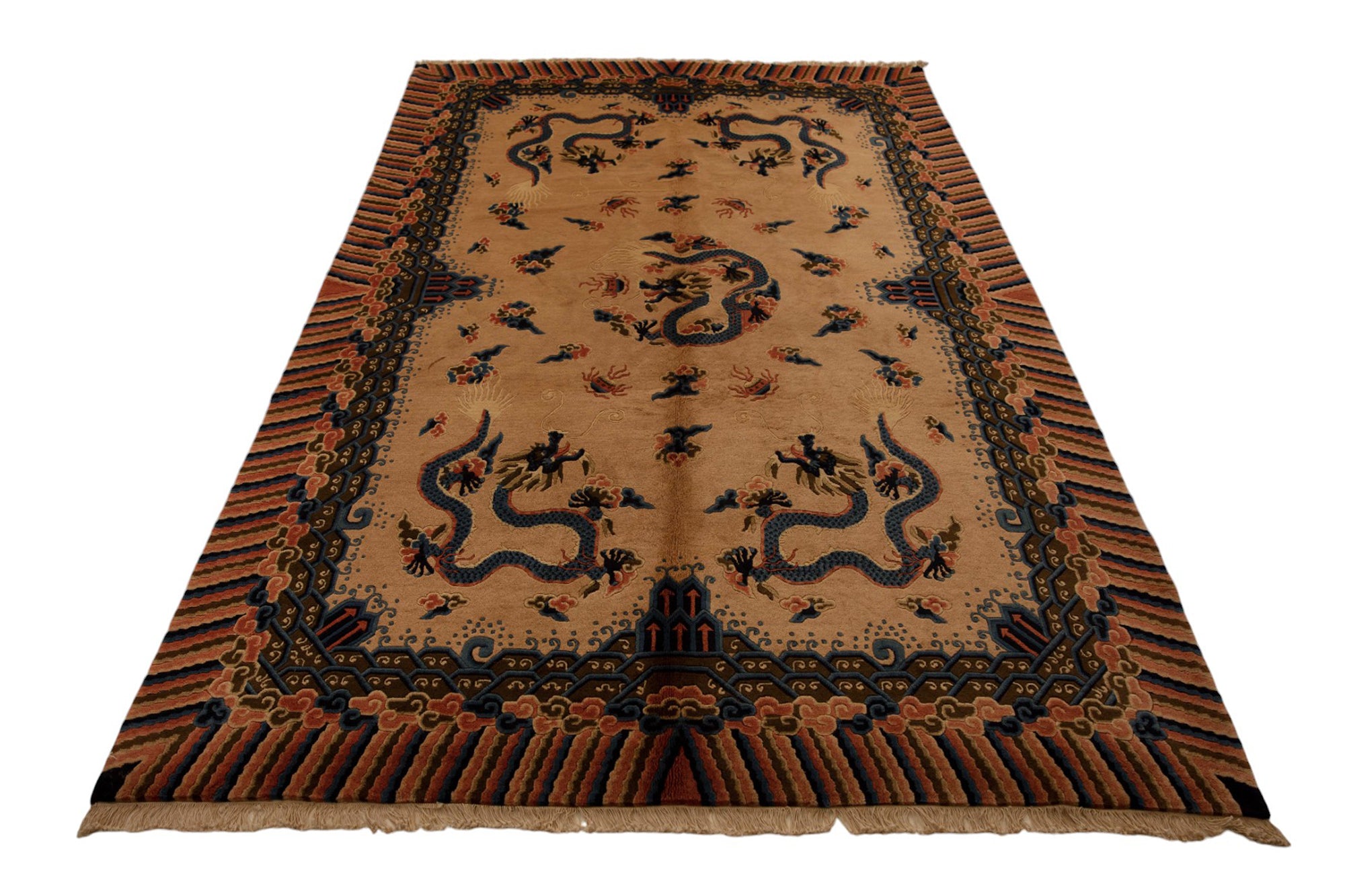 Chinese Antique Finish Rug