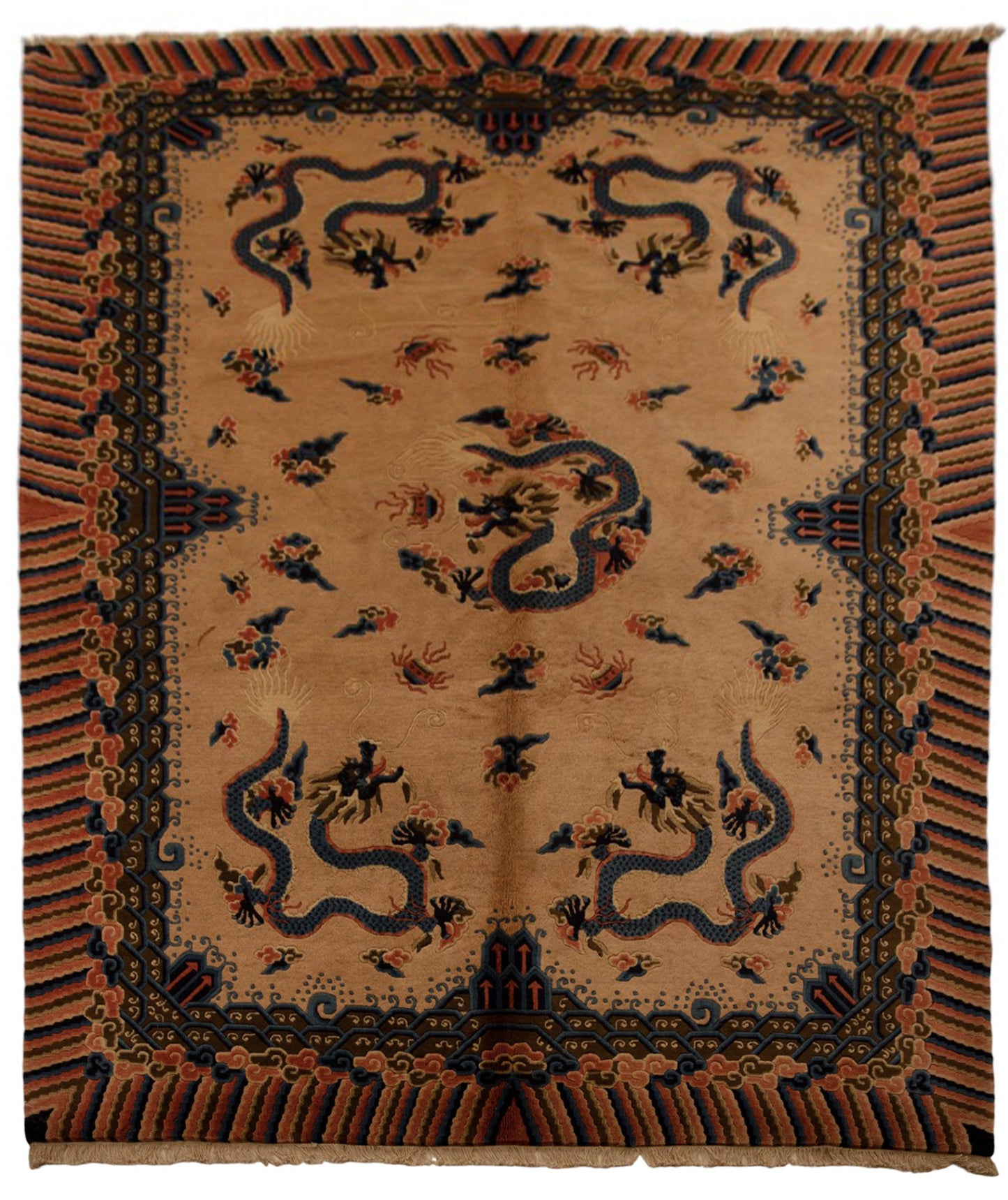 Chinese Antique Finish Rug