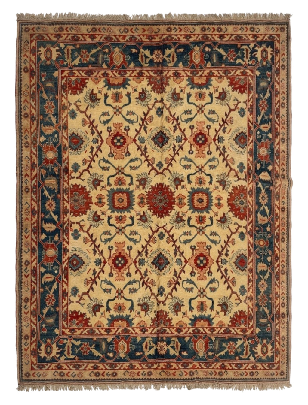 Turkish Modern Ushak Rug