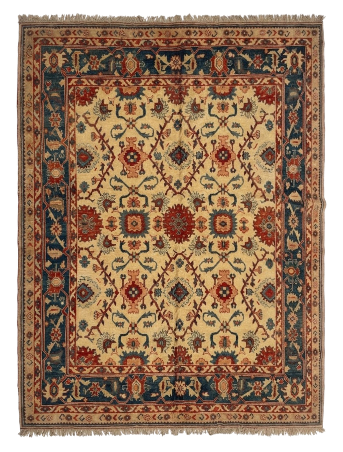 Turkish Modern Ushak Rug