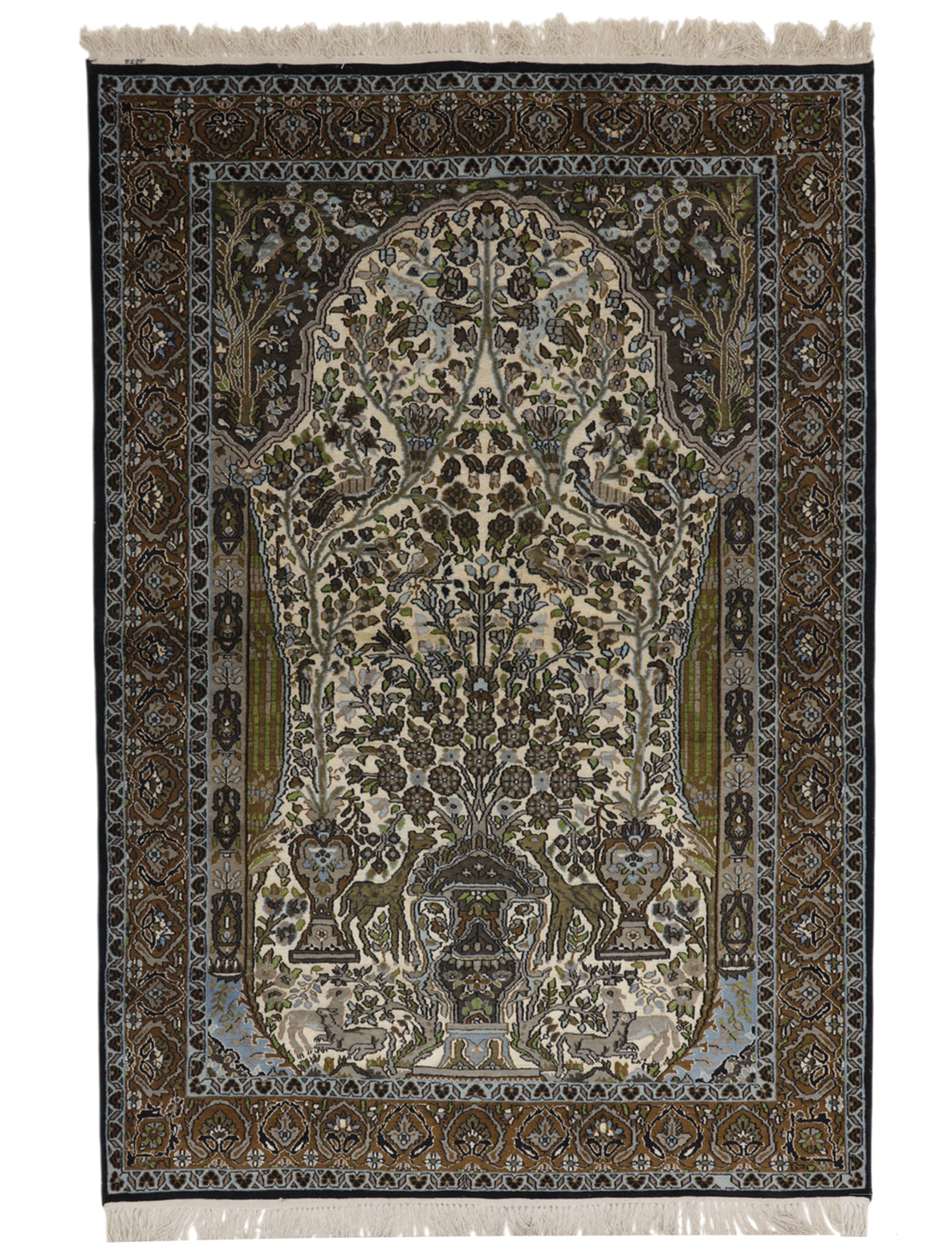 Kashmir Silk & Wool Rug