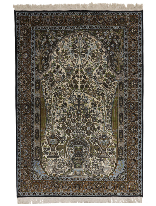 Kashmir Silk & Wool Rug