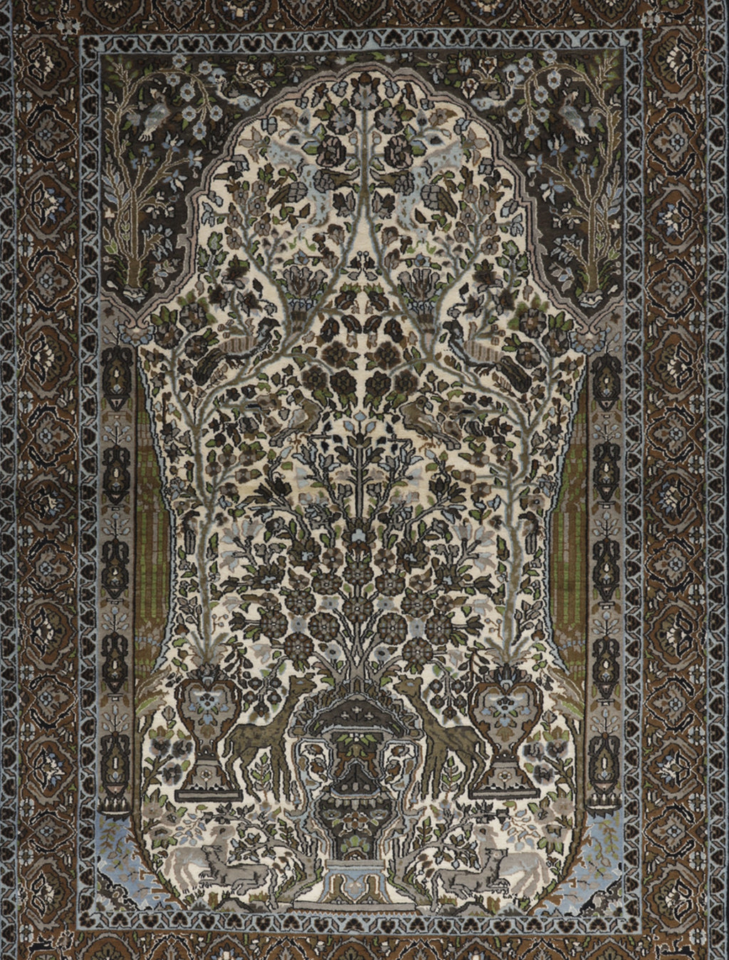 Kashmir Silk & Wool Rug