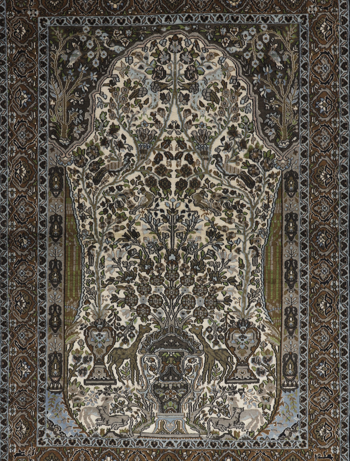 Kashmir Silk & Wool Rug