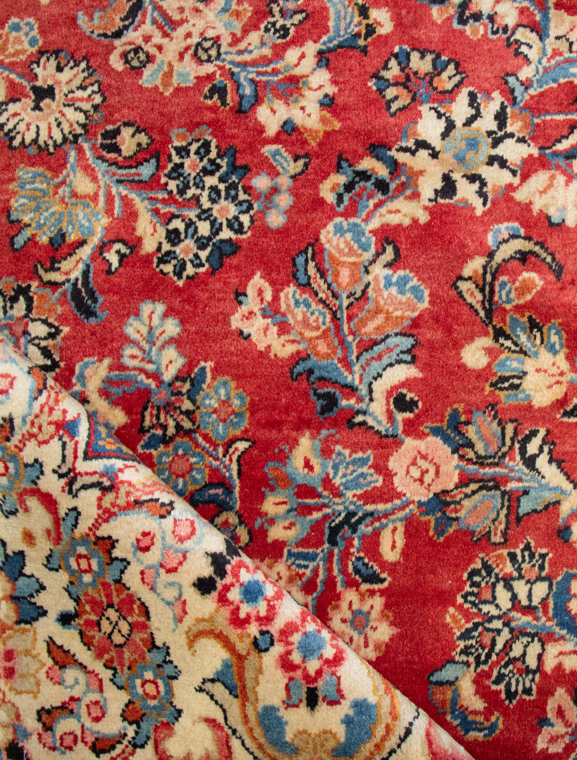 Iranian Sarouk Mahal Rug