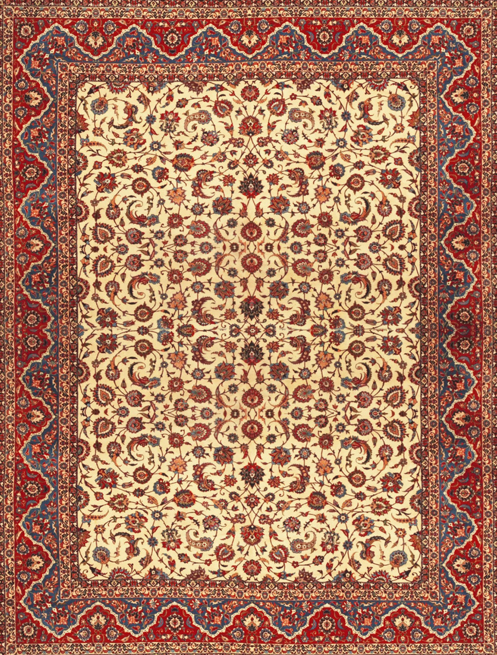 Iranian Isfahan Rug
