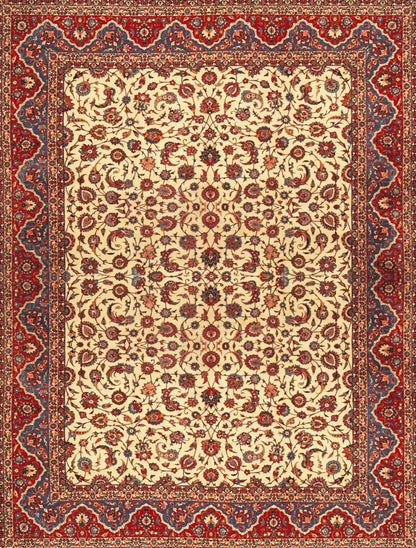 Iranian Isfahan Rug