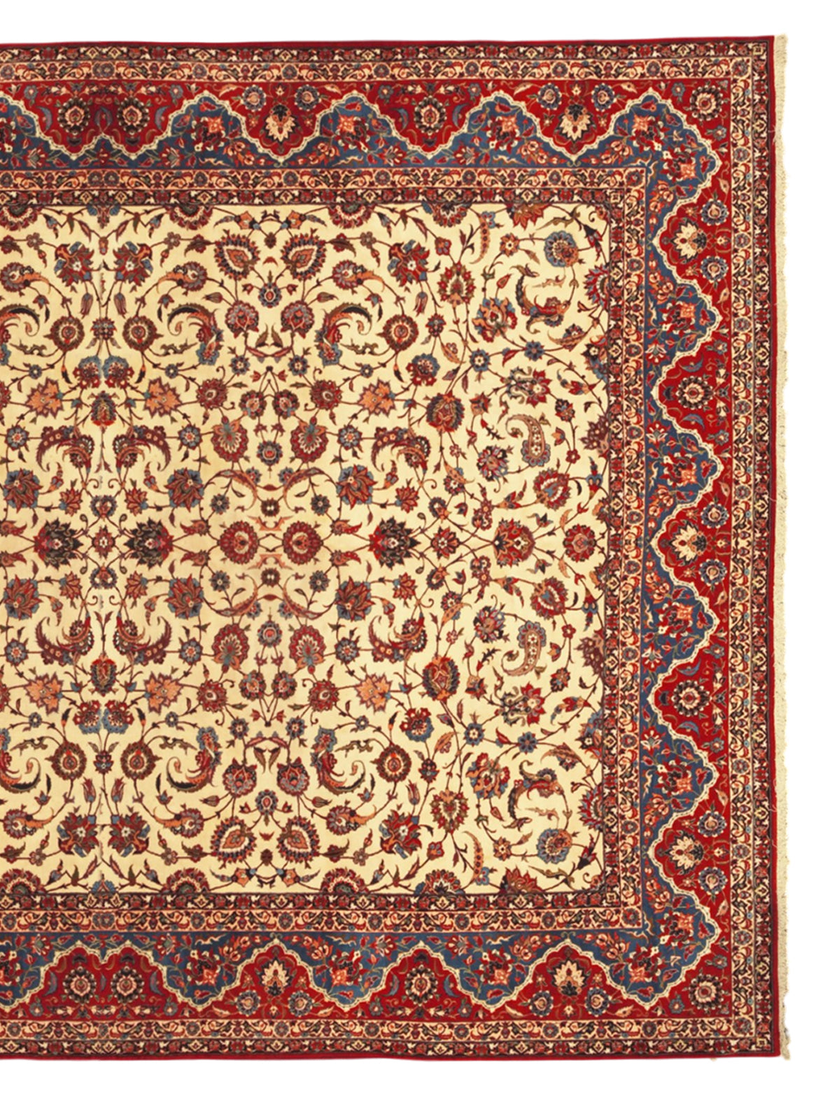 Iranian Isfahan Rug